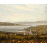 Albert Gilbert/Rothesay From Batone Hill/signed/oil on board