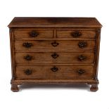 A late 18th Century Chippendale period chest,