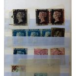 World: range in a two stockbooks including Great Britain 1840 1d black, single and pair, 2d blue,