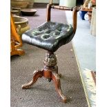 A Victorian harp player's seat,