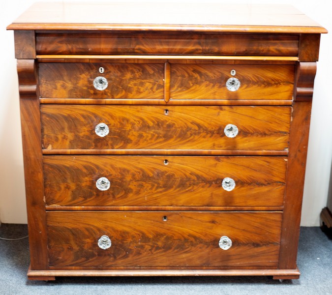 A Victorian mahogany chest, - Image 2 of 3