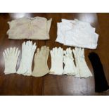 Seven pairs of kid gloves,