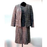A Mirsa short sleeved tailored dress, a wool jacket,