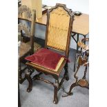 A 17th Century side chair,