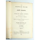 Todd (H J) The Poetical Works of John Milton, 5th ed. 4 vols., Rivingtons Longmans, etc.