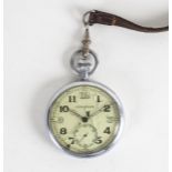 A Jaeger-LeCoultre military open faced pocket watch,