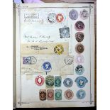 Postal History: interesting all world selection in an album with strength in airmail including
