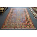 A Samarkand long rug, East Turkestan,