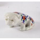 A Japanese Imari style dog, Meiji period,