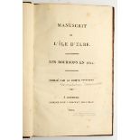 Montholon (C T) Manuscrit De Lille D'Elbe Des Bourbons En 1815, Ridgway,