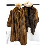 A mink coat,