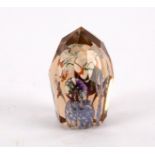 A Venetian glass faceted paperweight,