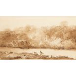 19th Century English School/Kingston-on-Thames/inscribed and dated August 30th 1868/watercolour,