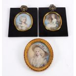 19th Century English School/Portrait Miniature of a Lady/bust length,