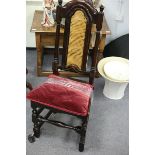A 17th Century side chair,