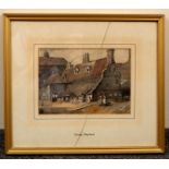 George Shepherd/Spellem Court, Margate/inscribed and signed with initialls/watercolour,