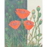 Arthur Charlton (British 1917-2007)/Poppies/limited edition no.