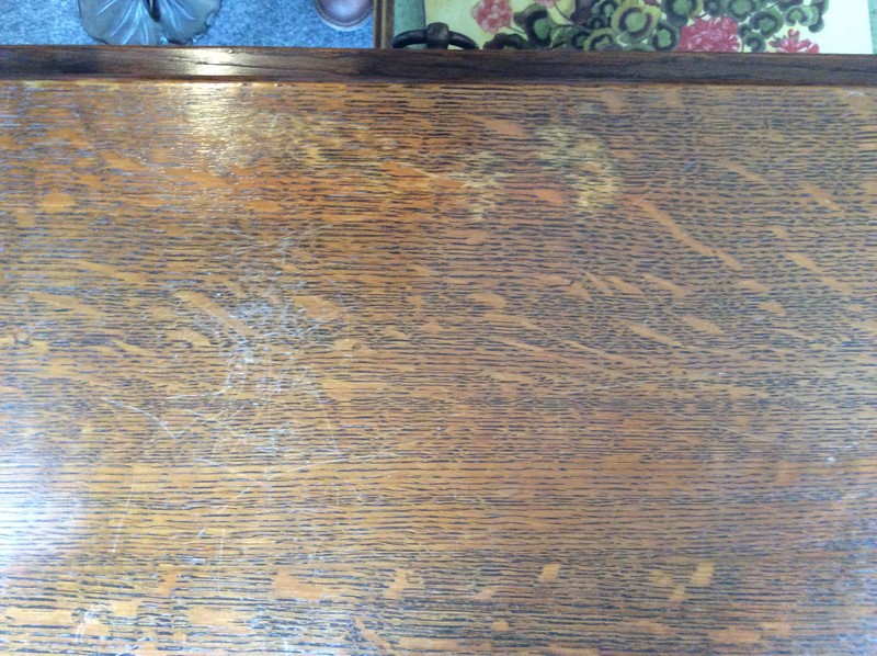 Cotswold School, an Arts and Crafts oak writing table, circa 1900, - Image 2 of 4
