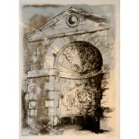 John Piper (British 1903-1992)/The Pebble Alcove, Stowe/limited edition print 1/70/screenprint,