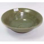 Jim Malone (British, born 1946), a celadon bowl,