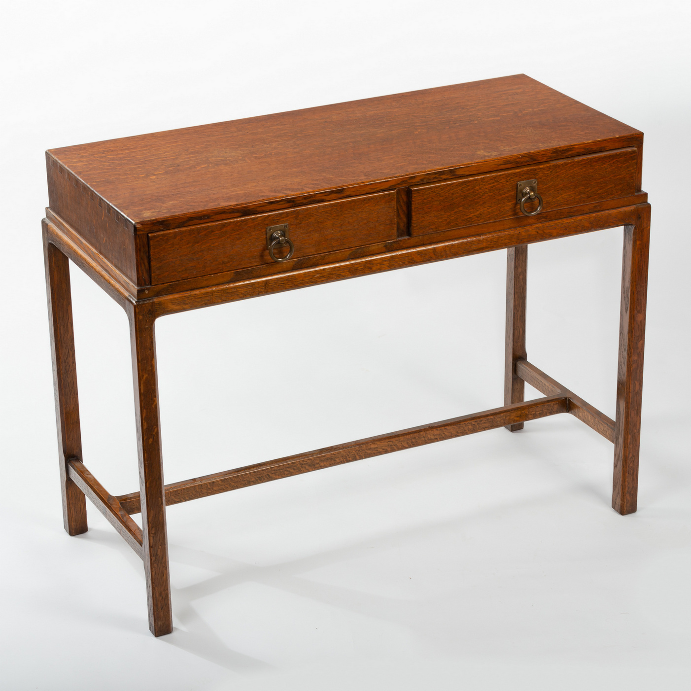 Cotswold School, an Arts and Crafts oak writing table, circa 1900,