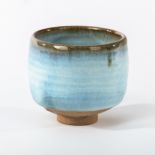 David Leach (British 1911-2005), for Lowerdown Pottery, a stoneware bowl of ribbed cylindrical form,