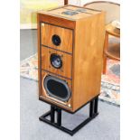 Linn Sondek, a pair of Isobarik DMS loudspeakers, serial numbers 3197/3198, foam grilles missing,