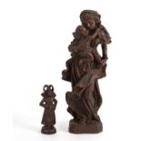 A resin figure Madonna and Child,