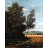 Otto Albert Krebs (1870-1955)/Continental Landscape/signed/oil on canvas,