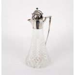 A silver mounted claret jug, Sarah Jones, London 1988,