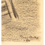 P Dohe/The Deposition of the Cross/signed and dated '56/charcoal,