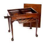 An 18th Century Irish mahogany silver/games table,