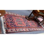 A Bakthiar long rug, West Persia, mid 20th Century,
