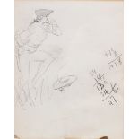 G K Chesterton (British 1874-1936)/A Regency Dandy/monogrammed/pencil,