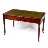 A mahogany writing table,