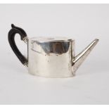 A George III silver teapot, Andrew Fogelberg & Stephen Gilbert, London 1785,