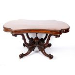 A 19th Century Killarney mahogany table,