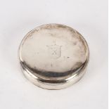A George III circular silver box, Thomas Phipps & Edward Robinson, London 1797,