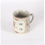 A Chinese chicken-skin ground export mug, Qianlong,