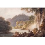 Follower of Francis Nicholson (British 1753-1844)/Hackfall And The River Ure, Yorkshire/watercolour,