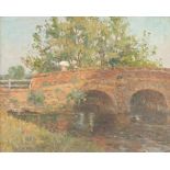 Charles Bryant (Australian 1883-1937)/Fittleworth Bridge, West Sussex/oil on board,