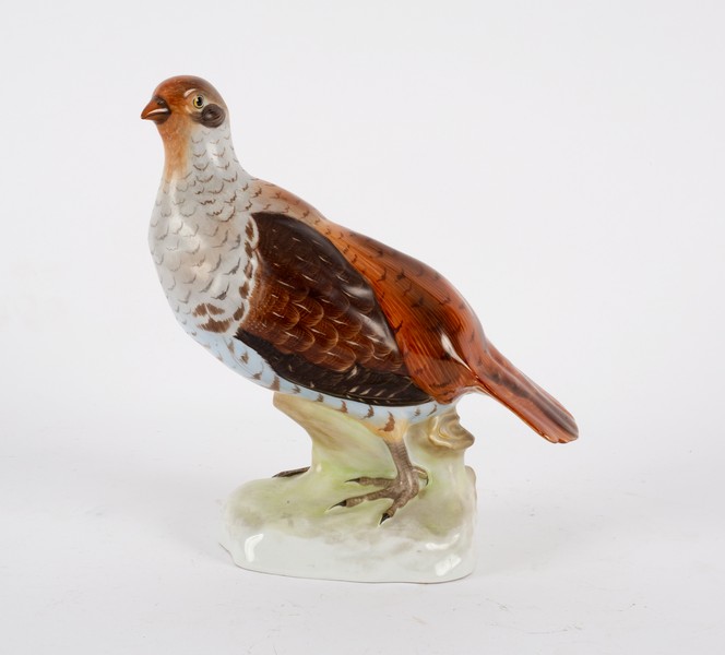 A Herend model of a grouse, 23cm high CONDITION REPORT: Good condition,