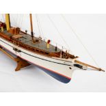A John Hemmens 1/24th scale steam model of a Drifter with GAP hull fully rigged,