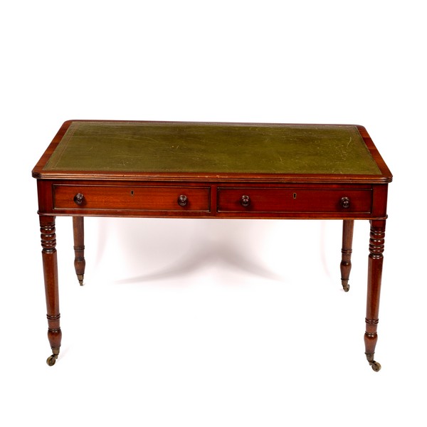 A mahogany writing table, - Bild 2 aus 2