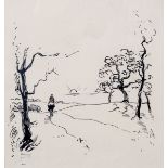 Charles Walter Simpson (British 1885-1971)/Hunting Scene/ink, 19.