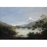 19th Century English School/Lakeland Scene/oil on canvas, 47.5cm x 66.