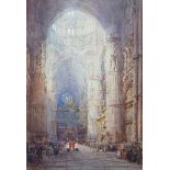 Henry Charles Brewer (British 1866-1950)/Burgos Cathedral/signed and dated 1906/watercolour and