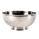 Lot Withdrawn - A George II silver bowl, Frederick Kandler, London 1747,