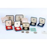 Sundry commemorative coins,