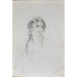 Elizabeth Barincole (19th Century)/Desdemona/signed and dated 1833/pencil, 14cm x 9.